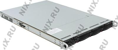 SuperMicro 1U 6018R-WTR (LGA2011-3,C612, 2*PCI-E, WIO, SVGA, SATA RAID, 4xHS SAS/SATA, 2*GbLAN, 16DDR4 750W HS)