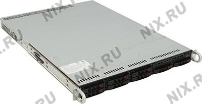 SuperMicro 1U 1028R-TDW (LGA2011-3, C612, WIO,SVGA, SATA RAID, 8xHS SAS/SATA, 2*GbLAN, 16DDR4, 600W)