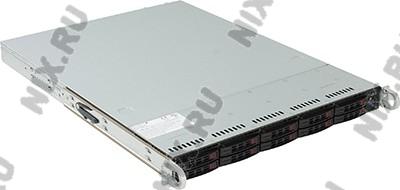 SuperMicro 1U 1028R-WTRT (LGA2011-3, C612, WIO,SVGA, SATA RAID,10xHS SAS/SATA, 2x10GbL, 16DDR4, 750W HS)