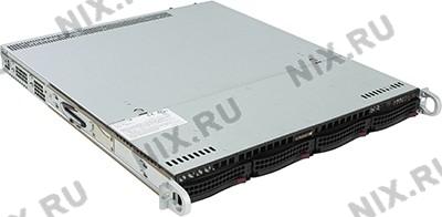 SuperMicro 1U 6018R-MTR (LGA2011-3, C612, SVGA, SATA RAID, 4xHSSAS/SATA, 2*GbLAN, 8*DDR4 400W HS)