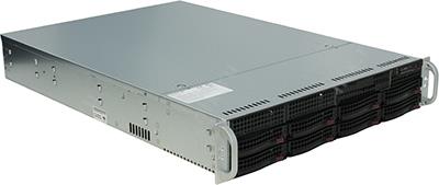 SuperMicro 2U 6028R-WTR (LGA2011-3, C612, WIO, SVGA, SATA RAID, 8xHS SAS/SATA, 2*GbLAN, 16DDR4 740W HS)
