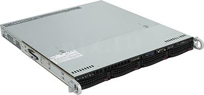 SuperMicro 1U 5019S-M (LGA1151, C236, PCI-E, SVGA, SATA RAID,4xHS SATA, 2*GbLAN, 4*DDR4 350W)