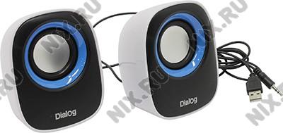  Dialog Colibri AC-06UP Black-White (2x3W,   USB)