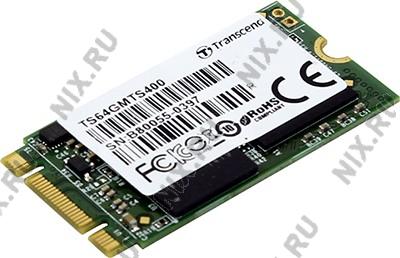 SSD 64 Gb M.2 2242 B&M 6Gb/s Transcend MTS400 TS64GMTS400 MLC