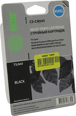  Cactus CS-CN045 Black  HP OfficeJet Pro 8100/8600