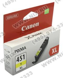  Canon CLI-451Y XL Yellow  PIXMA iP7240, MG5440/6340