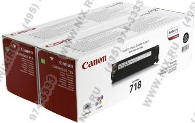  Canon 718 Black Twin Pack 2662B005AA  LBP-7200C, MF8330C/MF8350C