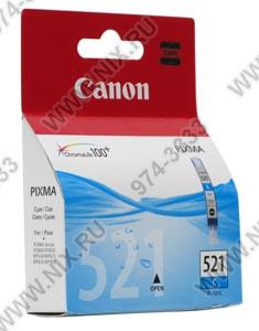  Canon CLI-521C Cyan  PIXMA IP3600/4600, MP540/620/630/980