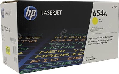 HP CF332A (654A) Yellow  LaserJet Enterprise M651