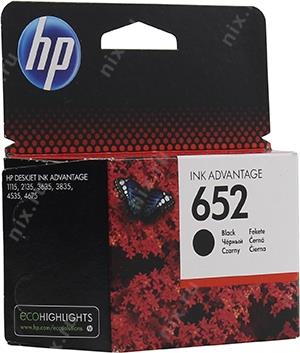  HP F6V25AE (BHK) (652) Black  HP Deskjet Ink Advantage 1115/2135/3635/3835/4535/4675