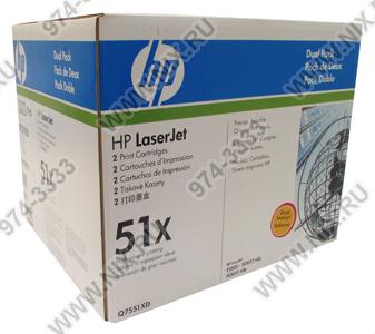  HP Q7551XD (51X) Dual Pack BLACK  HP LJ P3005, M3027mfp,M3035mfp ( )