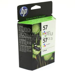  HP C9503AE 2-Pack (57+57)Color  DJ450C(B)i/wbt/5150/5652/96x0,OJ4255/6110,PhSm145/7xx0,PSC1110/12xx