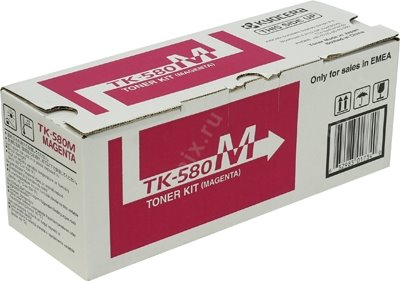 - Kyocera TK-580M Magenta  FS-C5150DN, P6021CDN