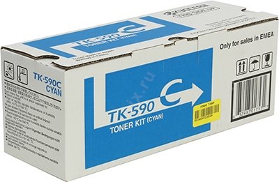 - Kyocera TK-590C Cyan  FS-2026/2126/2526/5250,M602/M6226/P6026