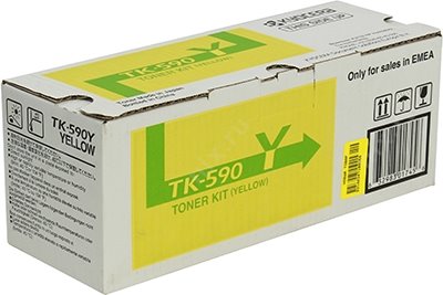 - Kyocera TK-590Y Yellow  FS-2026/2126/2526/5250, M602/M6226/P6026