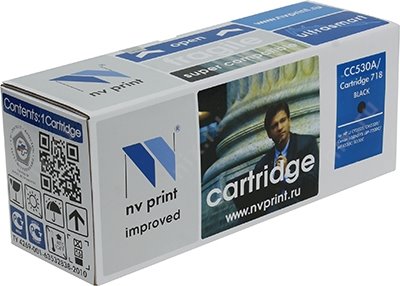  NV-Print  CC530A/Cartridge718 Black  HP ColorLaserJet CP2025/CM2320mfp,Canon LBP-7200C,MF8330