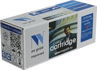  NV-Print  CC533A/Cartridge718 Magenta  HP Color LaserJet CP2025/CM2320mfp,Canon LBP-7200C,MF8330