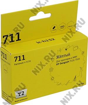  T2 ic-h132 (711) Yellow  HP DJ T120/T520