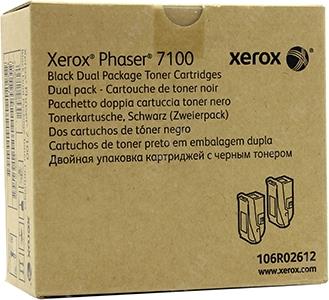 - XEROX 106R02612 Black Dual  Phaser 7100