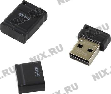 Qumo Nanodrive QM64GUD-NANO-B USB2.0 Flash Drive 64Gb (RTL)