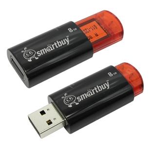 SmartBuy Click SB8GBCL-K USB2.0 Flash Drive 8Gb (RTL)
