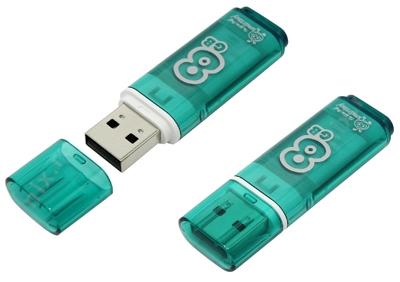 SmartBuy Glossy SB8GBGS-G USB2.0 Flash Drive 8Gb (RTL)
