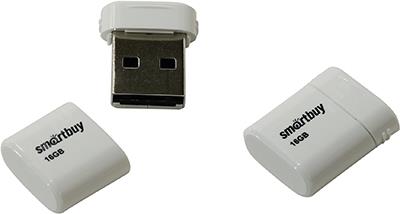 SmartBuy Lara SB16GBLARA-W USB2.0 Flash Drive 16Gb (RTL)