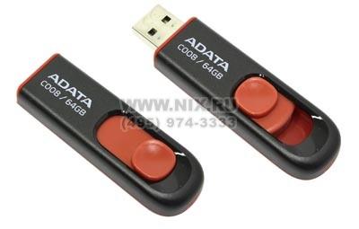 ADATA Classic C008 AC008-64G-RKD USB2.0 Flash Drive 64Gb