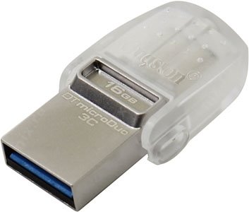 Kingston DTDUO3C/16GB DataTraveler microDuo 3C USB3.1/USB-COTG Flash Drive 16Gb (RTL)