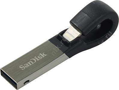 SanDisk iXpand for iPhone and iPad SDIX30C-032G-GN6NN USB/Lightning Flash Drive 32Gb (RTL)
