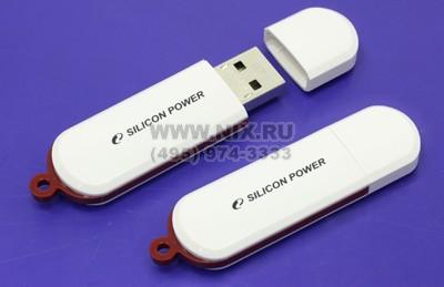 Silicon Power LuxMini 320 SP008GBUF2320V1W USB2.0 Flash Drive 8Gb (RTL)