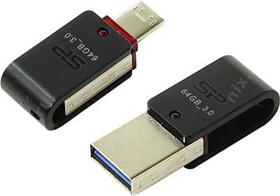 Silicon Power Mobile X31 SP064GBUF3X31V1K USB3.0/USB micro-B OTG Flash Drive 64Gb (RTL)