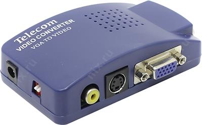 Telecom TTC4030 Video Converter VGA (15F) -  RCA/S-Video