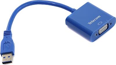 Telecom TA710 USB 3.0 to VGA Adapter