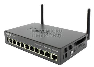 D-Link DSR-250N Wireless Unified Services Router (8UTP 1000Mbps, 802.11b/g/n, 1WAN, USB2.0, 2x2dBi)