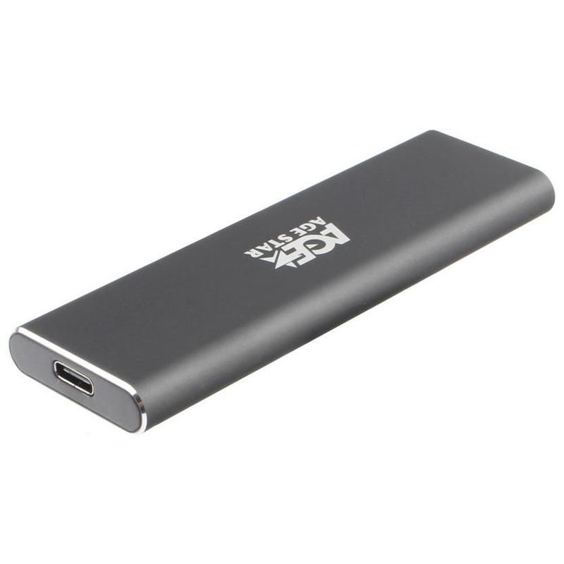 AgeStar 3UBNF1-Gray (   M.2 SSD 2230/42/60/80, USB3.0)