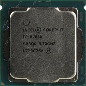 CPU Intel Core i7-8700K BOX ( ) 3.7 GHz/6core/SVGA UHD Graphics 630/1.5+12Mb/95W/8 GT/s LGA1151