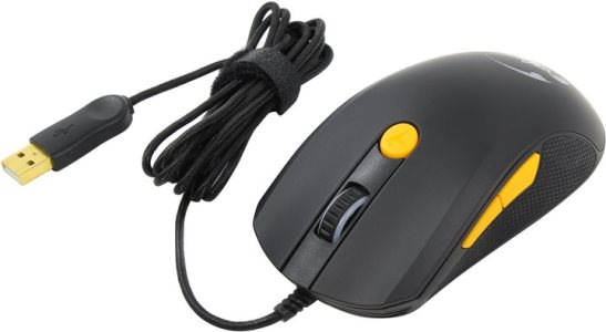 Genius Gaming Mouse M8-610 Black+Orange (RTL) USB 6btn+Roll (31040064102)