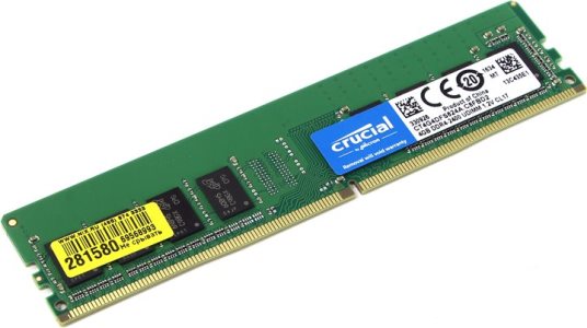 Crucial CT4G4DFS824A DDR4 DIMM 4Gb PC4-19200 CL17