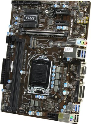 MSI B250M PRO-VD (RTL) LGA1151 B250 PCI-E Dsub+DVI GbLAN SATA MicroATX 2*DDR4