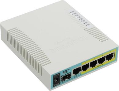 MikroTik RB960PGS RouterBOARD hEX PoE (4UTP 1000Mbps PoE, 1WAN, 1SFP, USB)