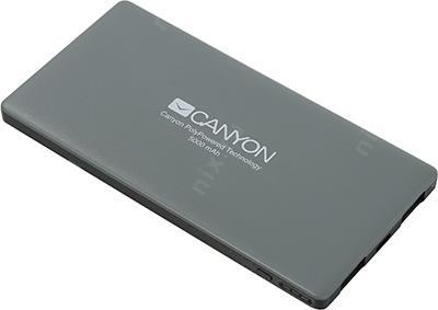   CANYON CNS-TPBP5DG Dark Gray(2*USB 2A, 5000mAh, Li-Pol)