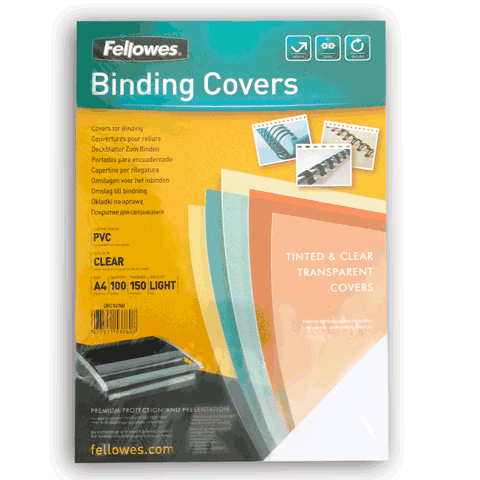 Fellowes 53760    (Clear PVC, A4, 150, . 100)